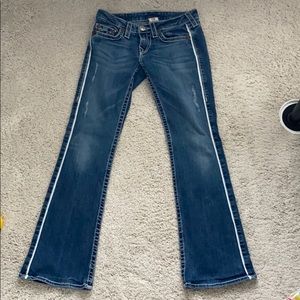 True Religion medium wash jeans